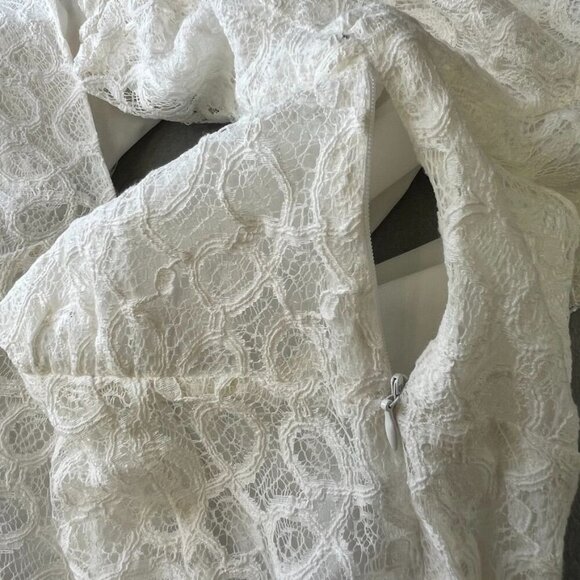 Walter Baker Caroline Dress Size 10 Ivory Lace New With Tag MIni - Picture 14 of 14